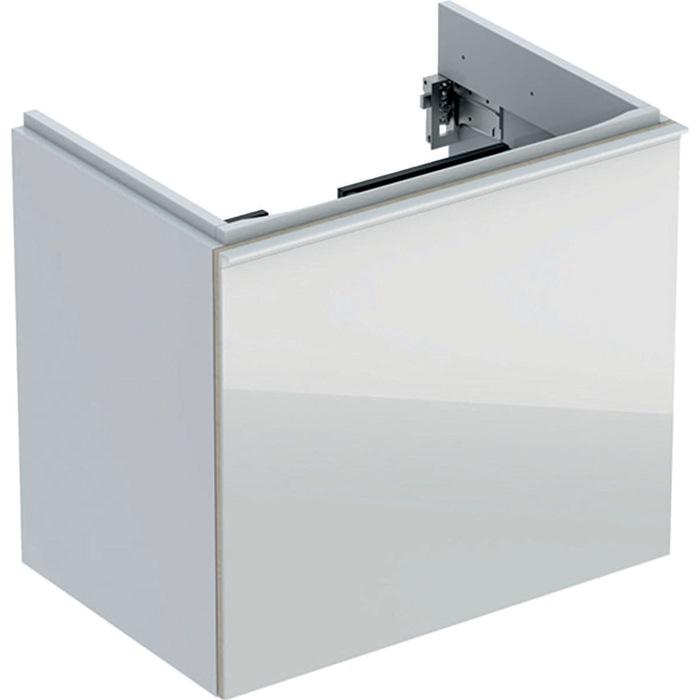 Geberit Acanto US f. WT, 1 Schubl./I.-Sc verk. Ausld., 59,5×53,5×41,6cm, weiß