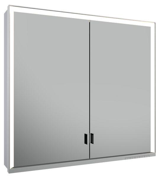 Keuco Spiegelschrank R Lumos 14302 ohn Vorbau silb-elox 800x735x165mm