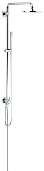 GROHE Duschsystem Rainshower 210 27058 mit Umstellung Kopf- u Handbrause chrom