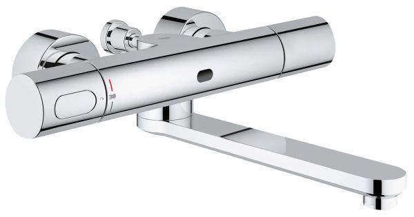 GROHE Waschtisch-Wand-IR-Elektronik Eurosmart 36414 mit THM Trafo Bluetooth chrom