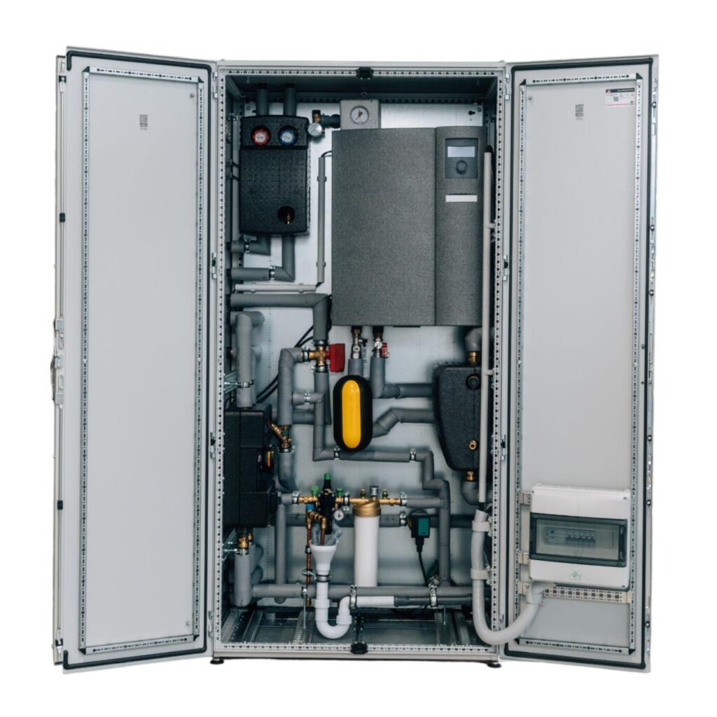 ThermCube Premium Plus All-in-One Luft-Wasser Wärmepumpen System linke Ausführung