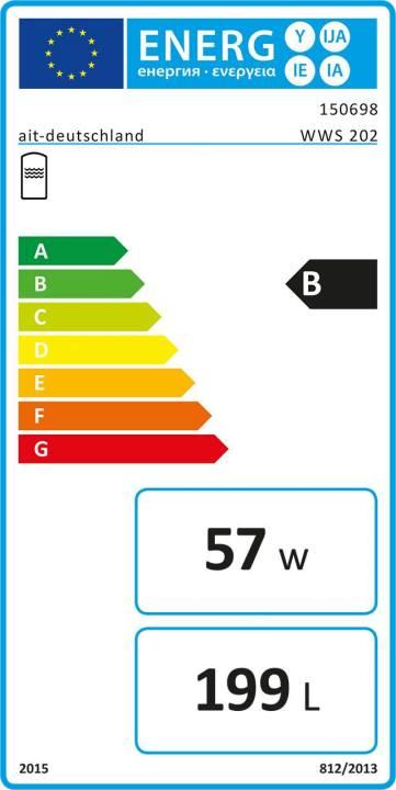 alpha innotec Brauchwarmwasserspeicher WWS 202 200 Liter