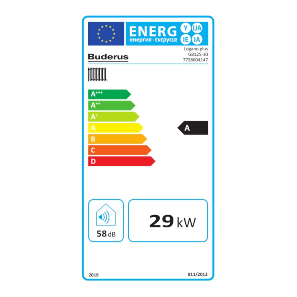 Buderus Paket K31/2 Öl-Brennwert-Heizgerät Logaplus GB125 30 kW Speicher Logalux LT300 Bedieneinheit Logamatic RC310 mit Mischer