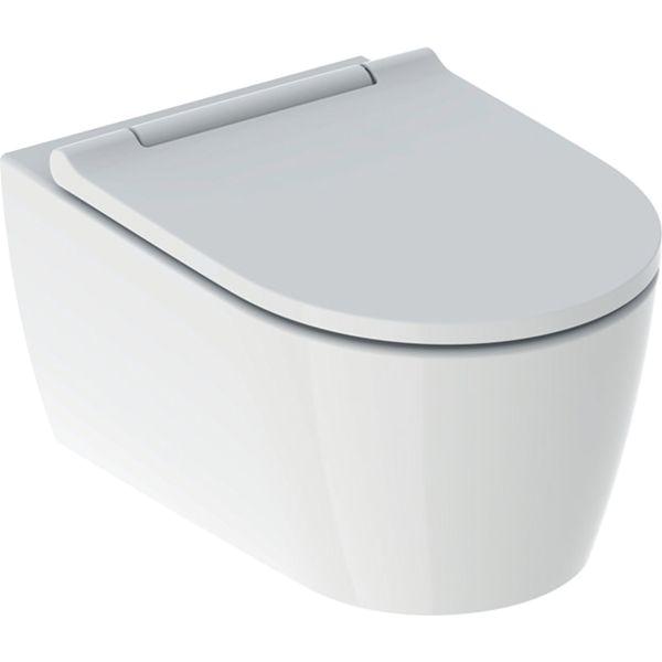 Geberit ONE Set Wand-WC mit WC-Sitz weiß/weiß, KeraTect