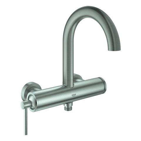 GROHE Einhand-Wannenbatterie Atrio 32652_3 Wandmontage supersteel