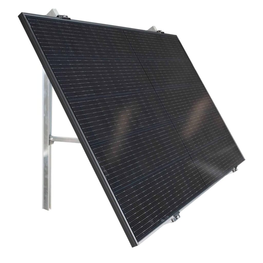 Priwatt Balkonkraftwerk priBalcony 45° Duo Paket 2x 385 Wp/600 W Solaranlage für Balkone 45° inkl. 10 m Anschlusskabel, Wechselrichter Hoymiles