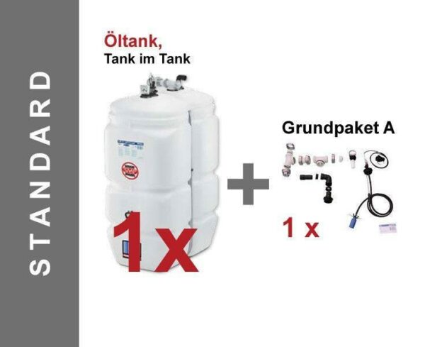 SCHÜTZ Öl-Lagerbehälter T101 Standard Tank im Tank 1500 Liter Kunststoff