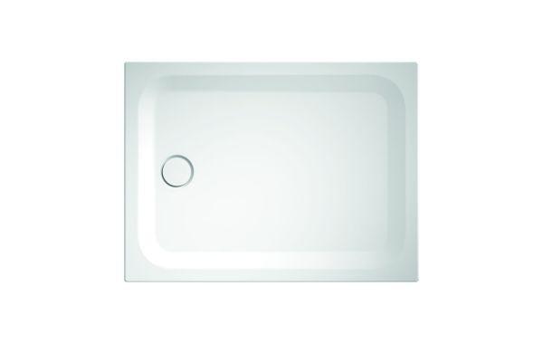 Stahl-Brausewanne Bette SUPER-FLACH 5786 80x130x3,5cm, weiss