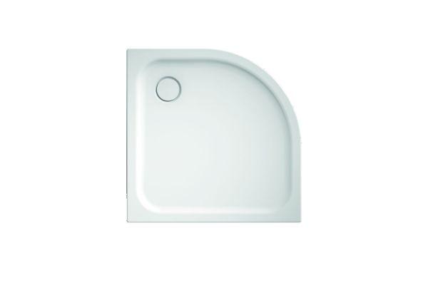 Viertelkreisbrausewanne BetteCORNER 5399 80x80x3,5cm, ohne Schuerze, weiss