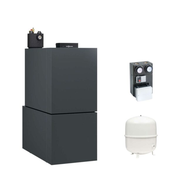 Viessmann Öl-Brennwert-Heizgerät Vitoladens 300-C J3RB 19 kW mit Mischer Warmwasserspeicher Vitocell 300-H EHAA 160L