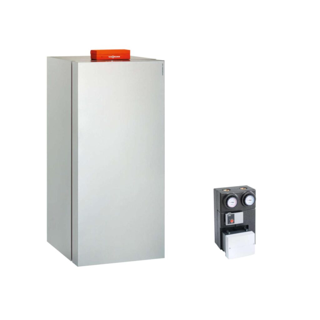 Viessmann Paket Vitocrossal 300 CU3A 19 kW Gas-Brennwertkessel mit Divicon Heizkreis-Verteiler inklusive Mischer