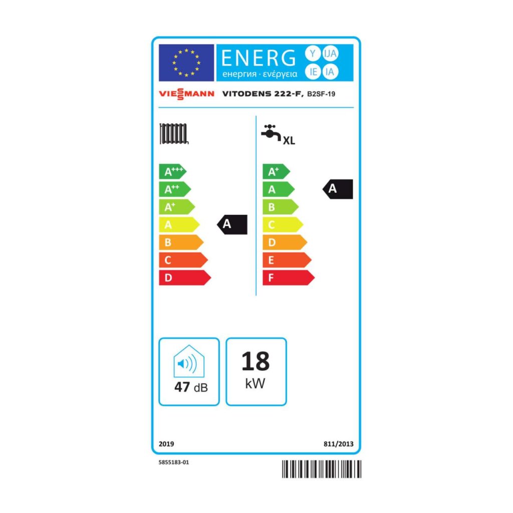 Viessmann Paket Vitodens 222-F B2SF Gas-Brennwert Kompaktgerät 19 kW Aufputz mit Anbausatz oben