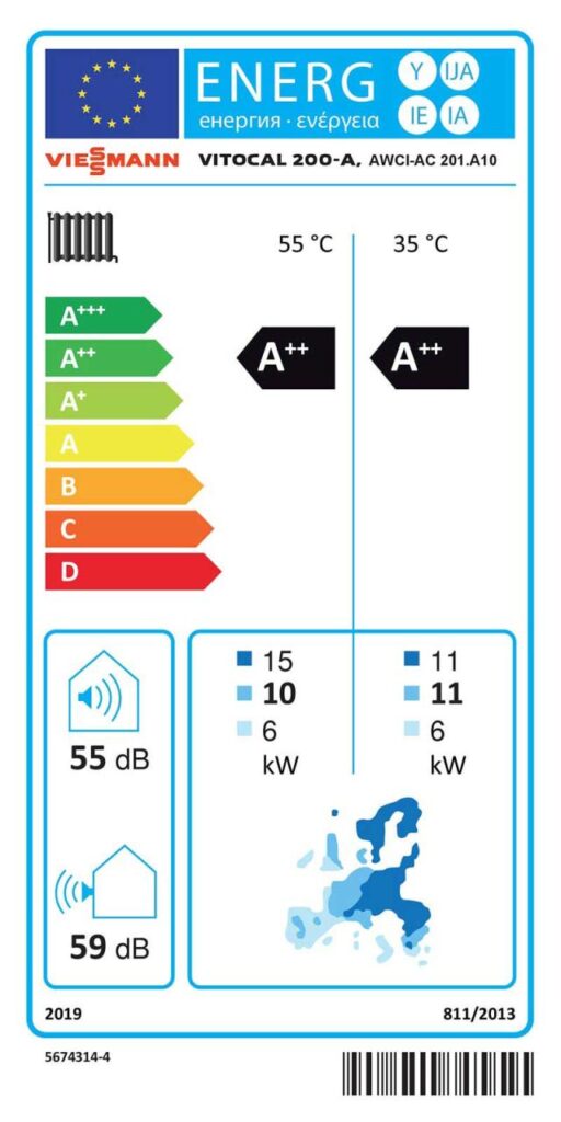 Viessmann Vitocal 200-A Wärmepumpe AWCI-AC 201.A10 mit Hybridspeicher WPU 300/100 l