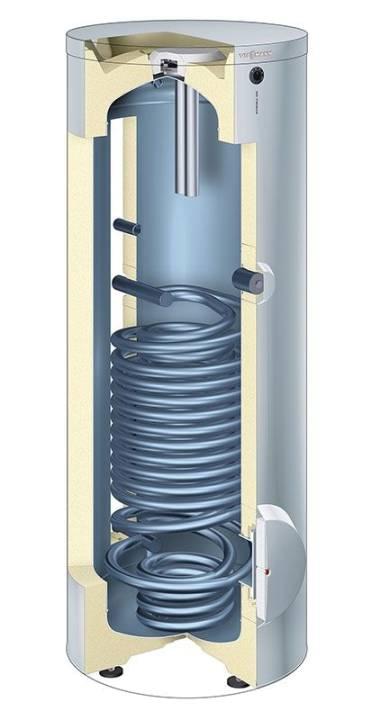 Viessmann Vitocell 100-V Typ CVAA Brauchwasserspeicher 200 l, vitosilber